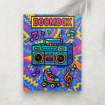 Boombox Vintage – Tableau Pop Art Style Années 90