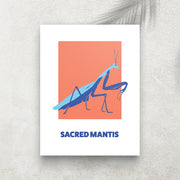 Sacred Mantis – Tableau minimaliste et inspirant
