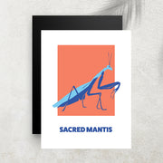 Sacred Mantis – Tableau minimaliste et inspirant