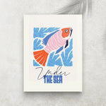 Under The Sea – Tableau Minimaliste Océan
