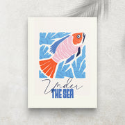 Under The Sea – Tableau Minimaliste Océan