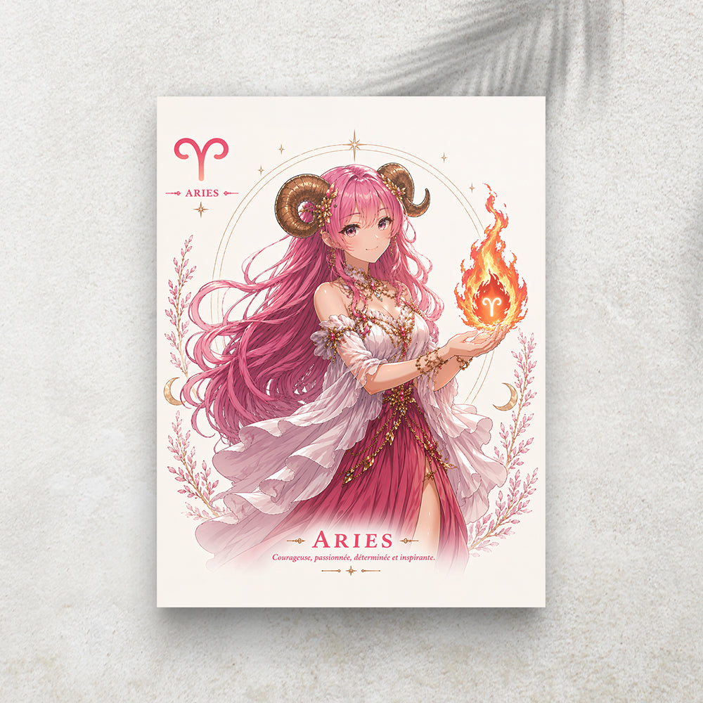 Aries – Tableau Signe Astrologique