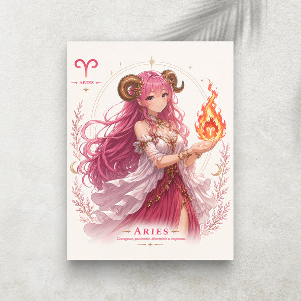 Aries – Tableau Signe Astrologique
