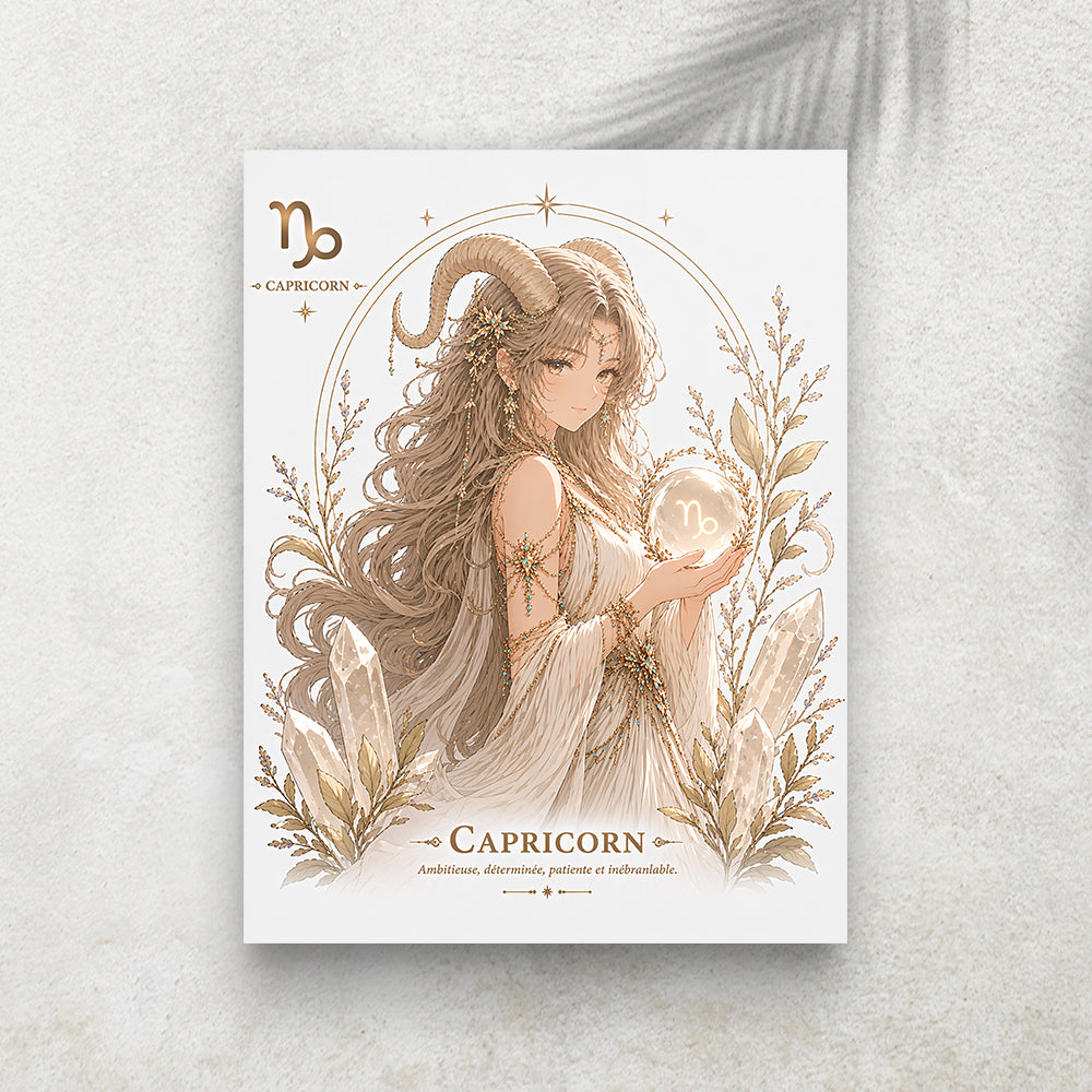 Capricorne – Tableau Signe Astrologique
