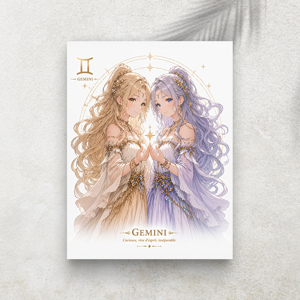 Gemini – Tableau Signe Astrologique