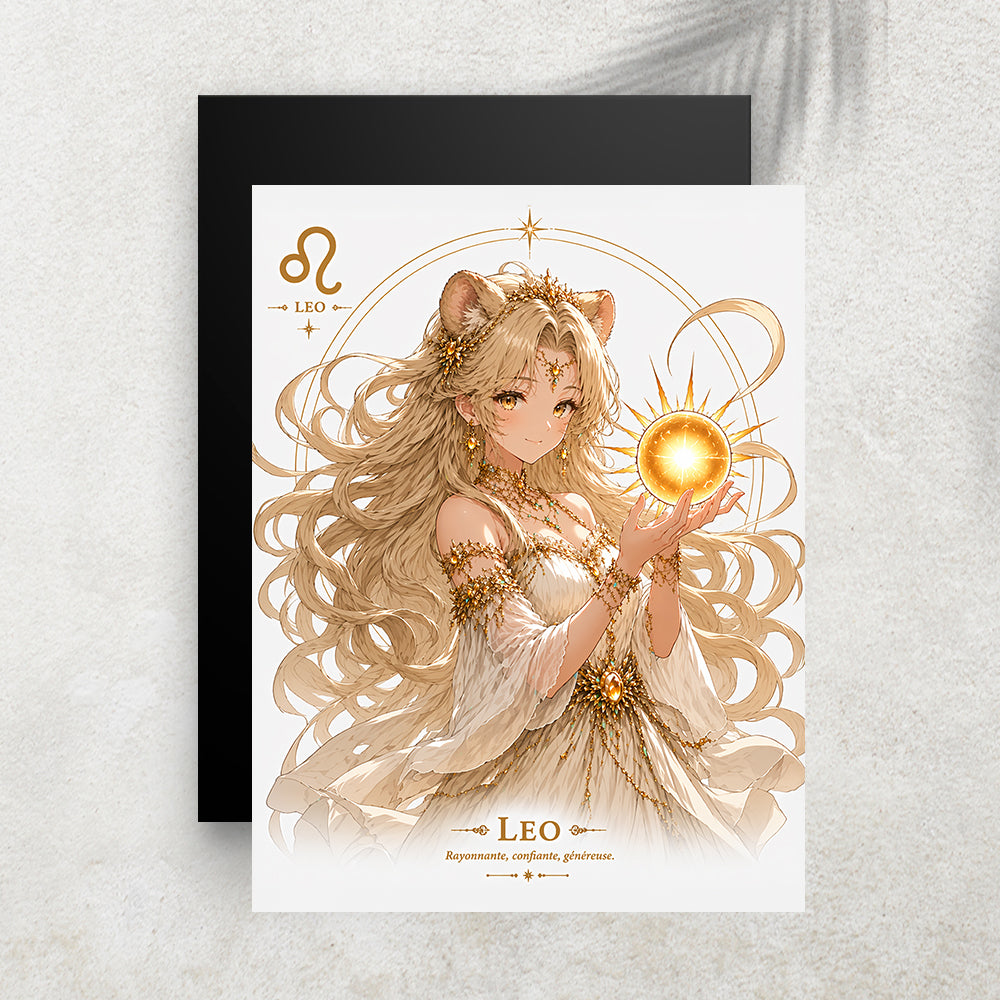 Lion – Tableau Signe Astrologique