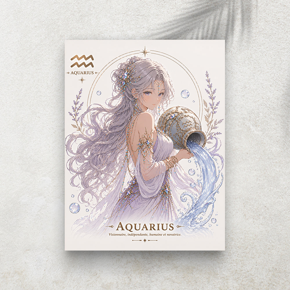 Verseau – Tableau Signe Astrologique
