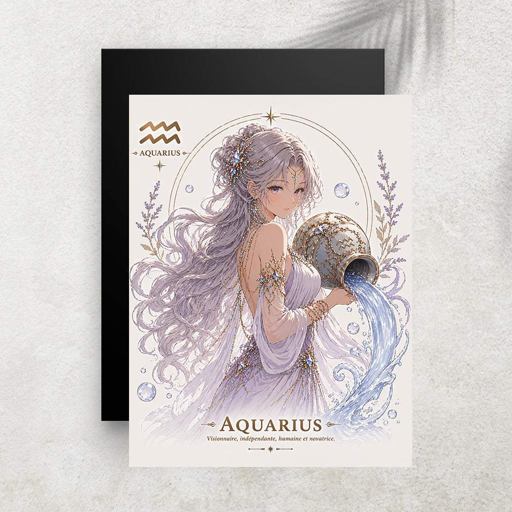 Verseau – Tableau Signe Astrologique