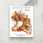 Autumn Kitchen – Affiche Cuisine d’Automne & Esprit Cottage