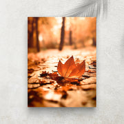 Autumn Leaf Fallen – Affiche Feuille d’Automne & Forêt
