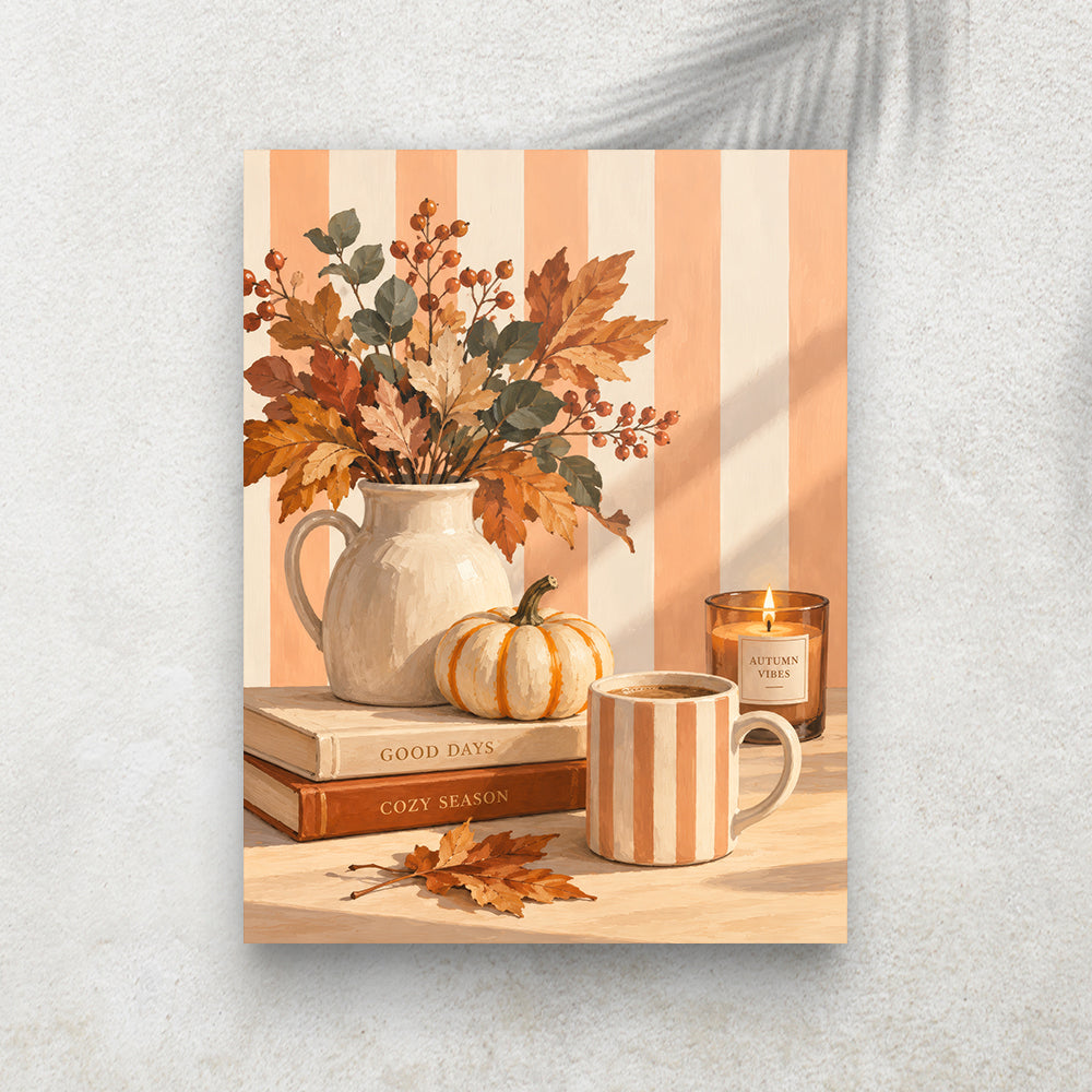 Cocooning Autumn – Affiche Automne Cosy & Ambiance Chaleureuse