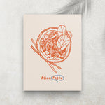 Asian Pasta – Tableau Food & Minimaliste