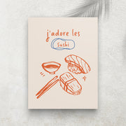 Sushi Lover – Tableau Food & Minimaliste