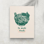 Mode Noods – Tableau Food & Minimaliste