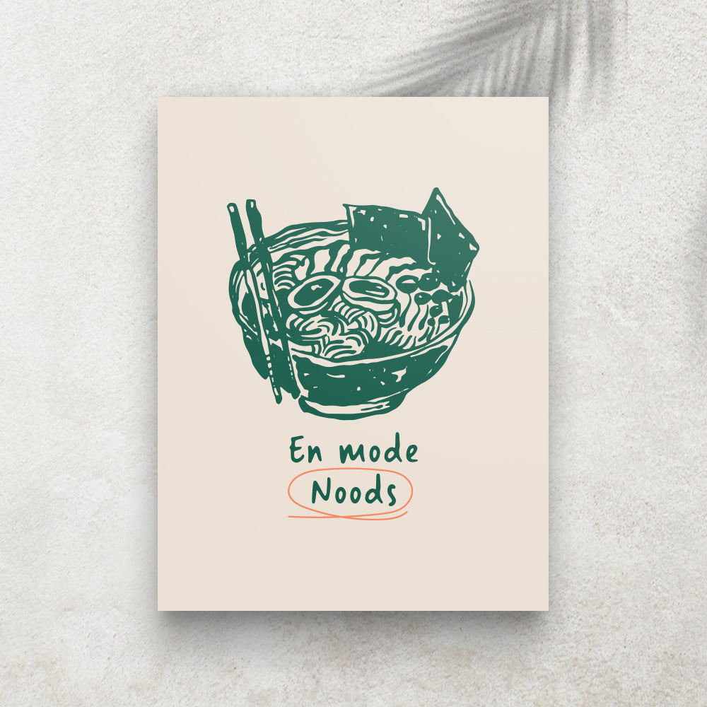 Mode Noods – Tableau Food & Minimaliste