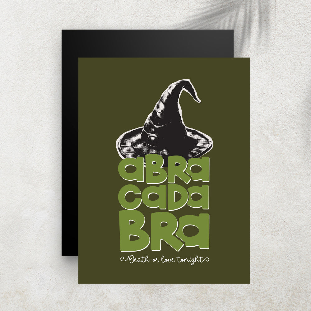 Abracadabra – Affiche Halloween Rétro & Sorcière