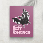 Bat Romance – Affiche Halloween Rétro & Romantique
