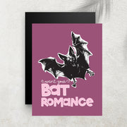 Bat Romance – Affiche Halloween Rétro & Romantique