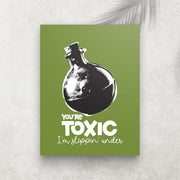 Toxic – Affiche Halloween Potion & Pop Rétro