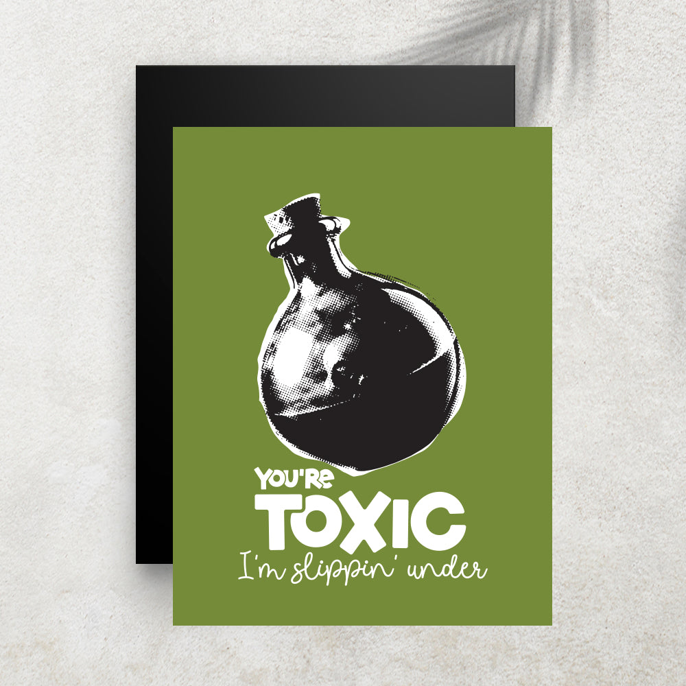 Toxic – Affiche Halloween Potion & Pop Rétro