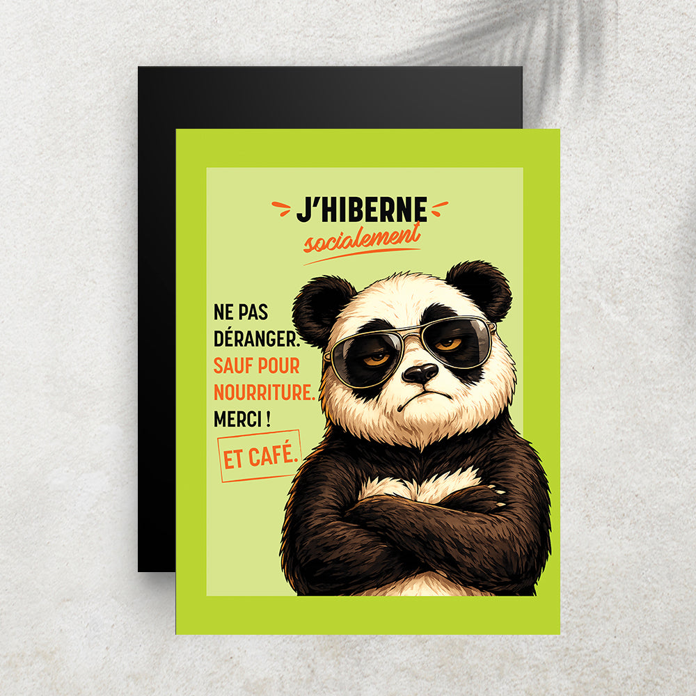 Panda Solitaire – Tableau artistique humoristique