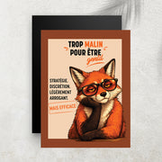 Renard Stratège – Tableau artistique humoristique