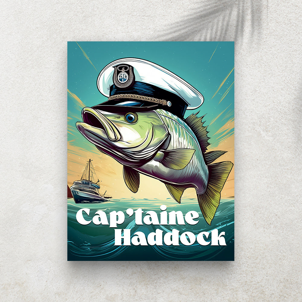 Cap’taine Haddock – Tableau Humour