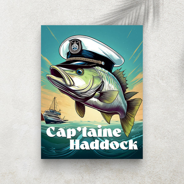 Cap’taine Haddock – Tableau Humour