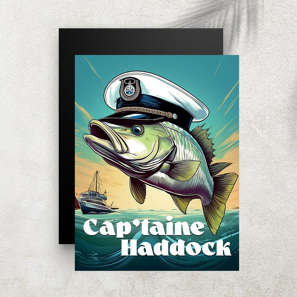Cap’taine Haddock – Tableau Humour