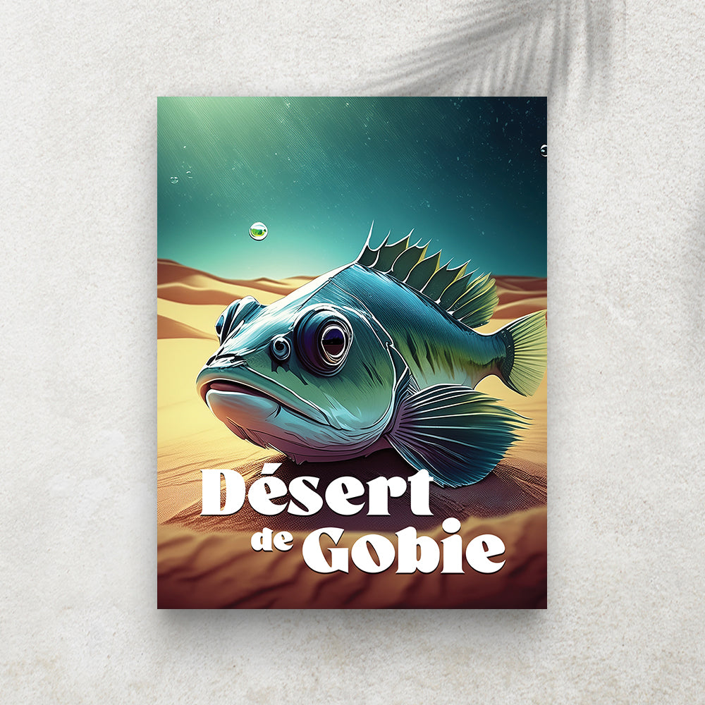 Désert de Gobie – Tableau Humour