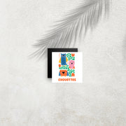 Chouettes – Affiche Animaux Minimaliste pour Enfant