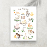 La Ferme – Imagier Enfant des Animaux de la Ferme