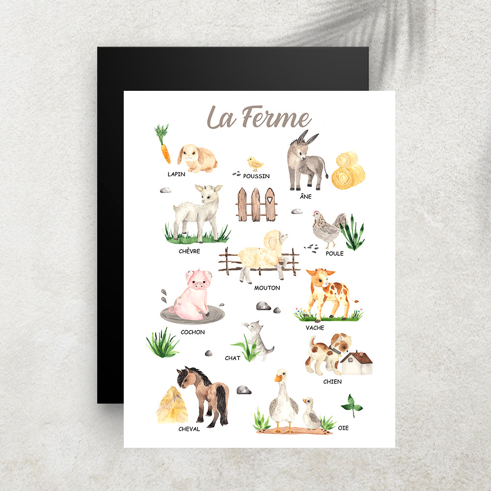 La Ferme – Imagier Enfant des Animaux de la Ferme