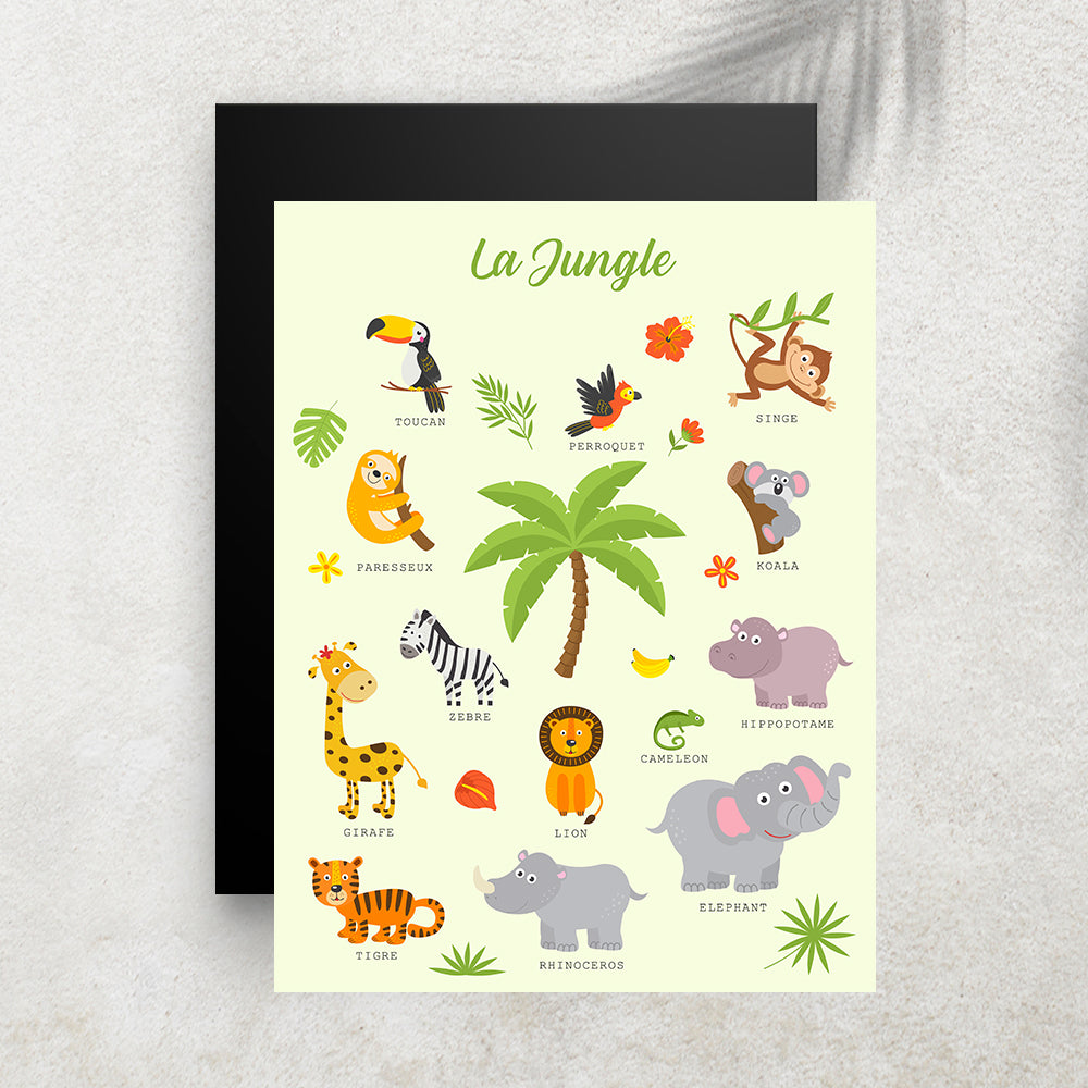 La Jungle – Imagier Enfant des Animaux Sauvages
