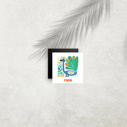 Paon – Affiche Animaux Minimaliste pour Enfant