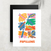 Papillons – Affiche Animaux Minimaliste pour Enfant