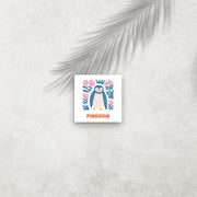 Pingouin – Affiche Animaux Minimaliste pour Enfant