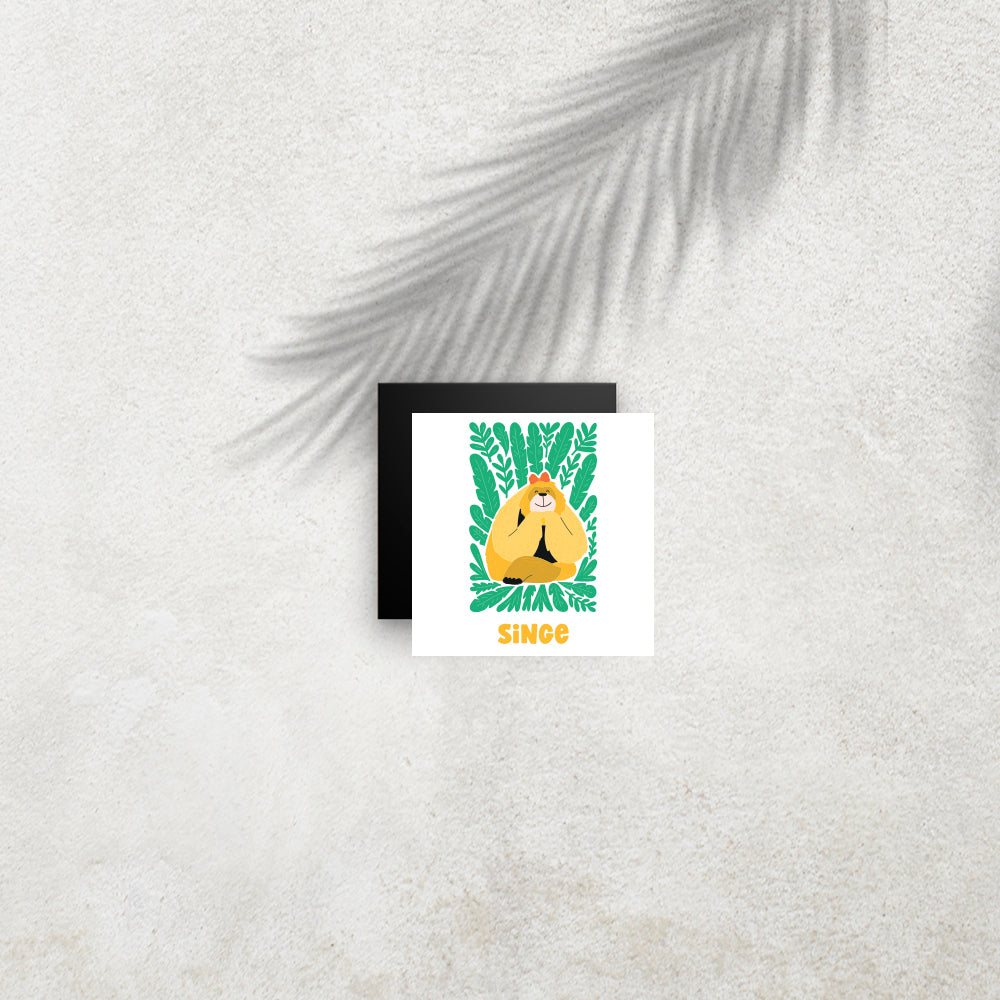Singe – Affiche Animaux Minimaliste pour Enfant