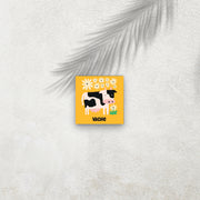 Vache – Affiche Animaux Minimaliste pour Enfant