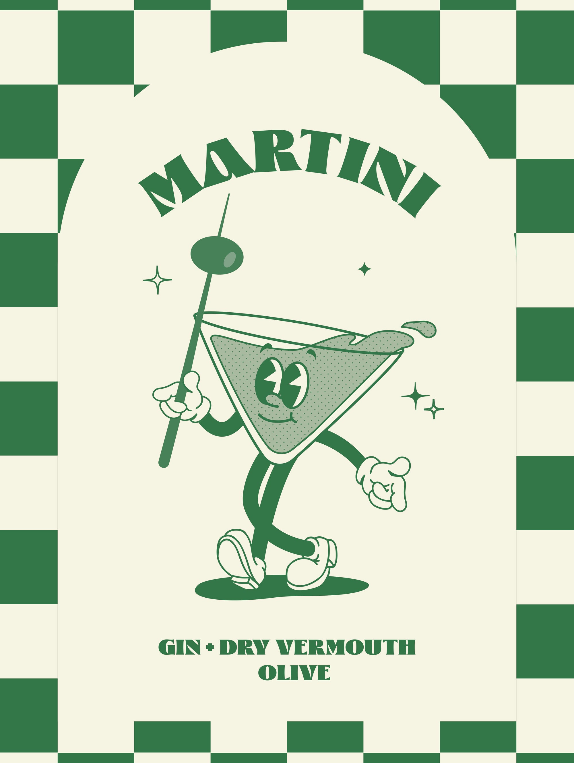 Cocktail Retro - Martini