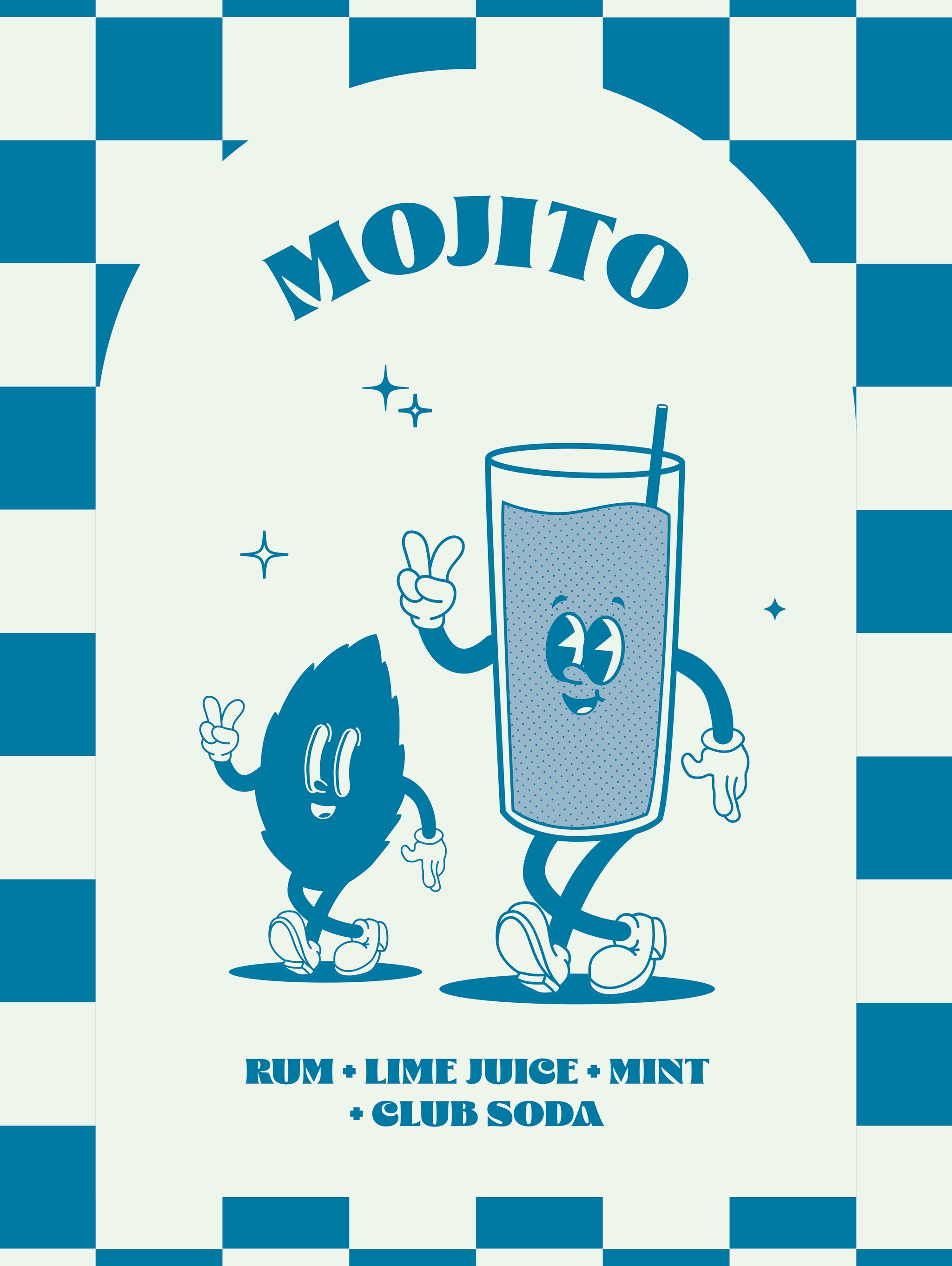 Cocktail Retro - Mojito