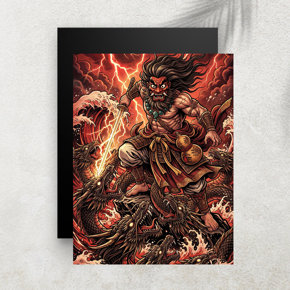 Mythologie - Dieu des tempêtes et du vent Susanoo