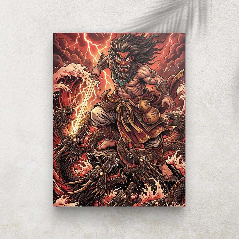 Mythologie - Dieu des tempêtes et du vent Susanoo