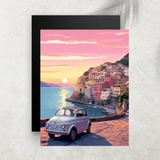 Dolce Vita Drive – Affiche Riviera Italienne & Voyage