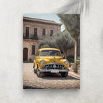 Golden Classic – Affiche Voiture Vintage & Dolce Vita
