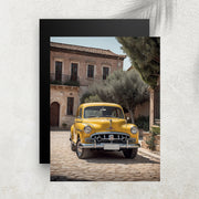 Golden Classic – Affiche Voiture Vintage & Dolce Vita