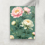 Jardin de Pivoines – Affiche Florale & Botanique