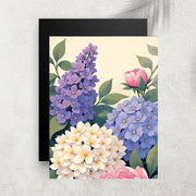 Jardin Fleuri – Lilas – Affiche Florale & Botanique