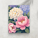 Jardin Fleuri – Pivoine – Affiche Florale & Botanique
