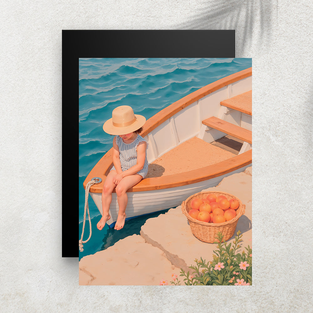 Little Escape – Affiche Méditerranéenne & Douceur d’Été